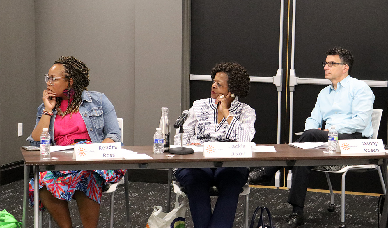Pictured: RAD Board members Dr. Kendra Ross, Jackie Dixon and Dr. Danny Rosen.